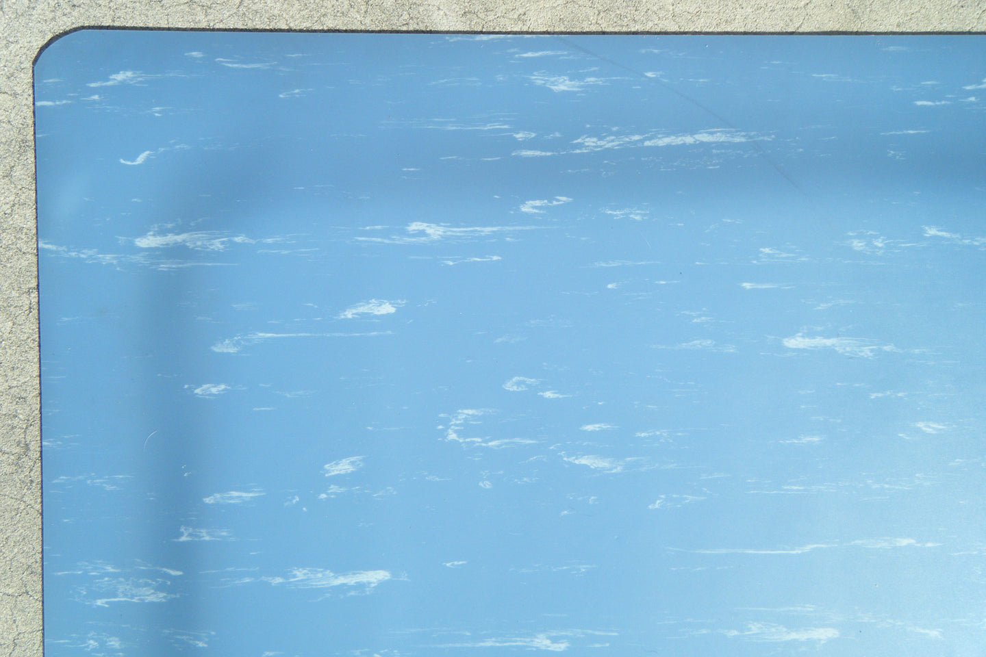 Marbleized Tile Top HALF (1/2) Inch Thick