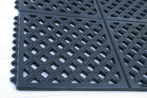 Drain-X Diamond Drain Thru Anti-fatigue Mats